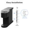 NiHome Acrylic Coffee Pod Holder for Keurig, Side Mount Coffee