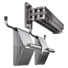 Metal Foldable Clothes Drying Rack with Double Suction Cups, No-Drill