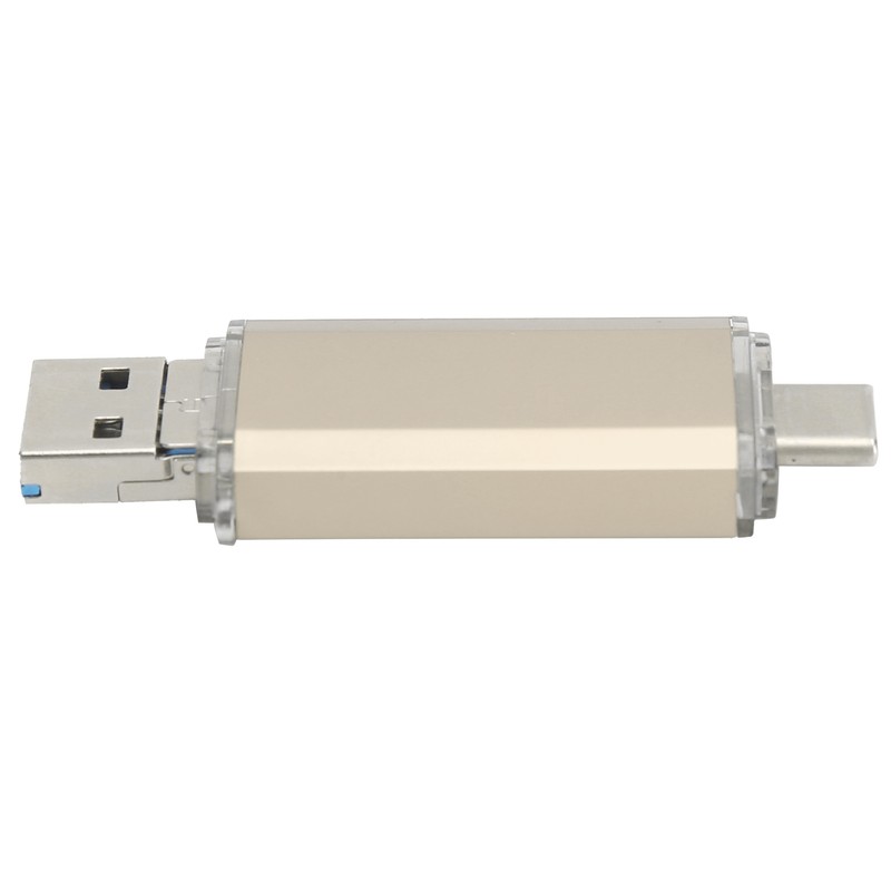 USB 3.0 U Disk Golden Aluminum Alloy ThreeInOne High Speed