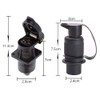Etuker 3-Pin Plug & Socket 3-Pin Trailer Plug Socket 3-Pin