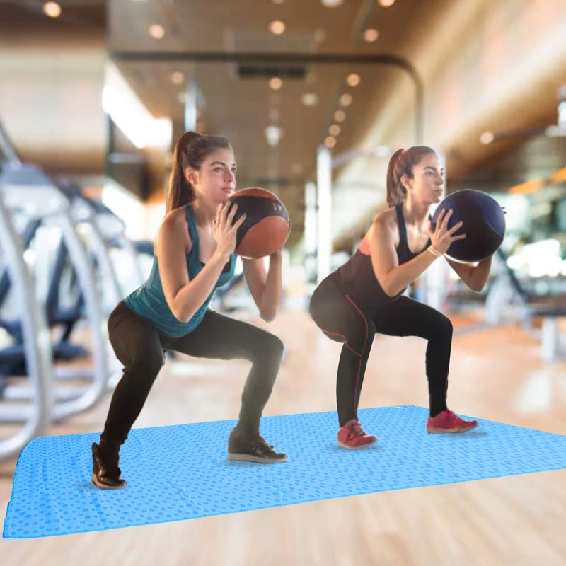 Yoga Towel Soft Microfiber Slip Resistant Sweat Absorbent Yoga Mat