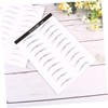 OHPHCALL 20 Pairs Water-resistant Eyebrow Stickers Hair-like Simulation for Women