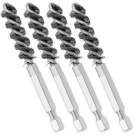 4Pcs Golf Clubs Head Hosel Brush Stainless Steel Golf Club Cleaning Brushes Golf Club Cleaning Tools Accessories Sport Goods Silver