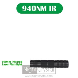 940nm Portable Infrared IR Flashlight Torch Telescopic Focusing Zoomable for Tactical Hunting Night Vision Devices (940NM Without Battery)