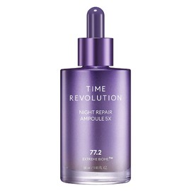 MISSHA Time Revolution Night Repair Face Serum Ampoule (5th Gen) - Overnight Probiotic Skincare for Revitalization and Radiance, 1.69 Fl Oz