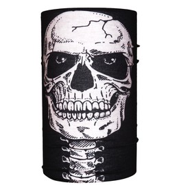 Headloop Microfibre Multifunctional Scarf SKULL AND CROSSBONES Snood Neck Headscarf