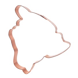 The Fussy Pup Hawaii Cookie Cutter – Handcrafted in USA - 4.5 Inch Copper Aloha State Gift