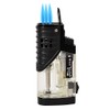 Lighter Triple Flame Torch Jetline Patriot Features a Cigar Punch-
