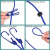 Portable Clothesline with 12 Clothespins, Windproof Travel Clothesline Stretchy Retractable