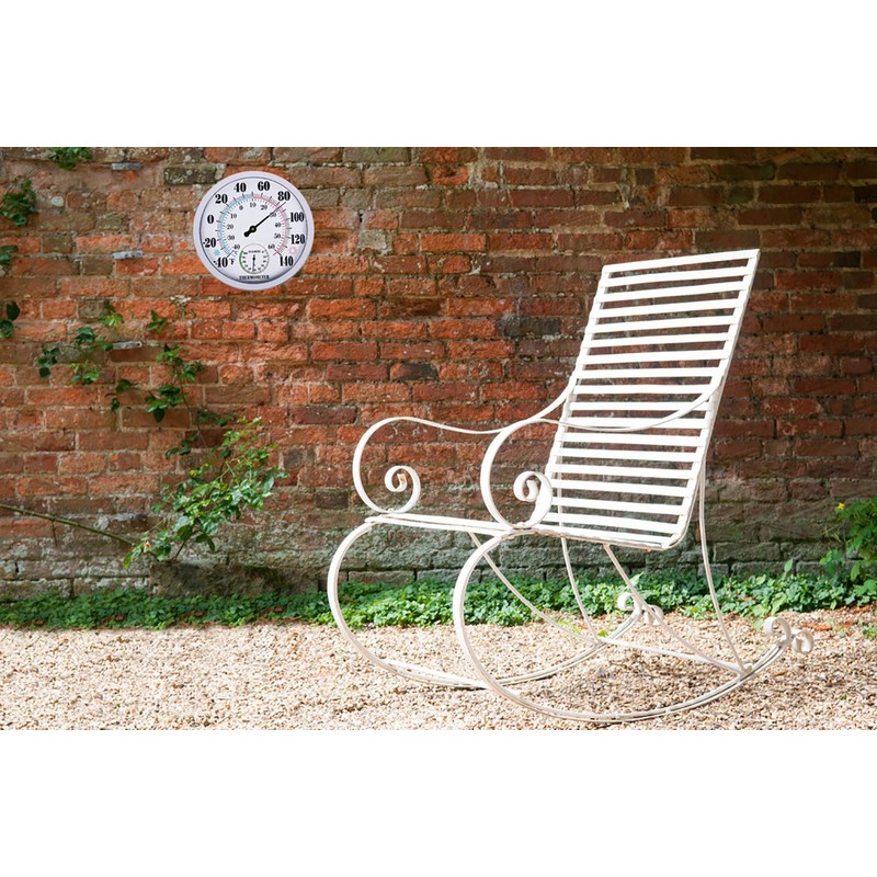 Indoor Outdoor Thermometer Large Wall Thermometer-Hygrometer Waterproof Does not Require