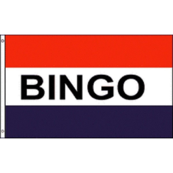 Bingo Advertsing Sign 5'x3' Flag