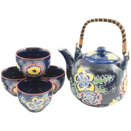 Fuji Merchandise SFT4-2833 1:4 Tea Set, One Size, Blue