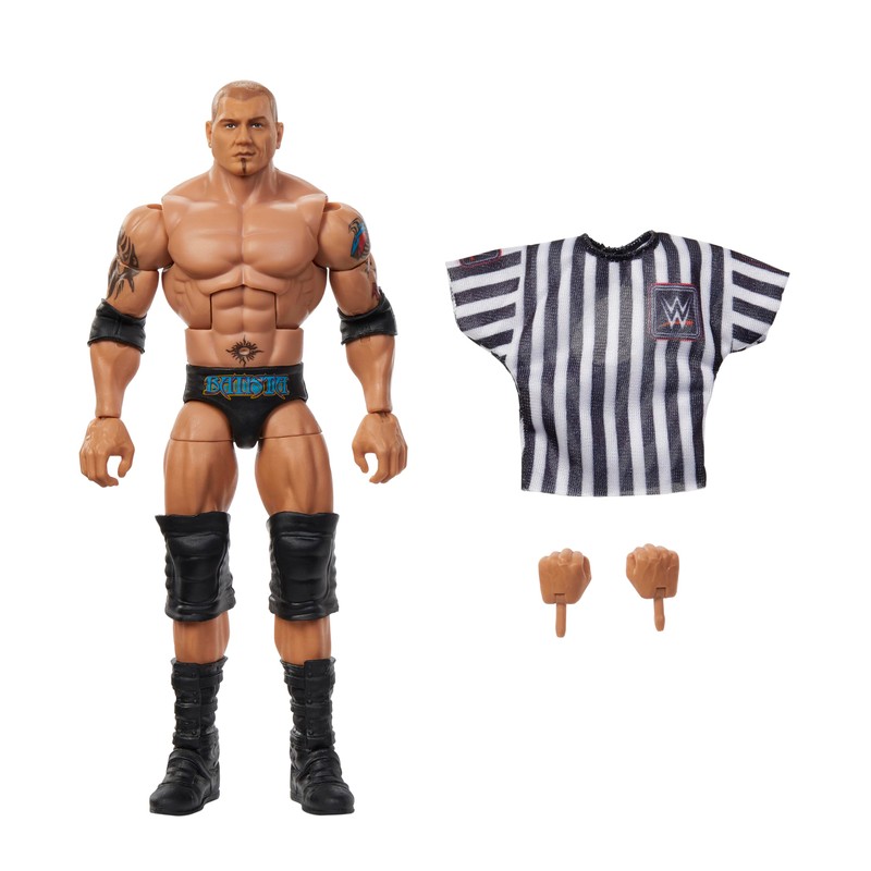 WWE Batista (Referee) Elite Greatest Hits 7 Toy Wrestling Action
