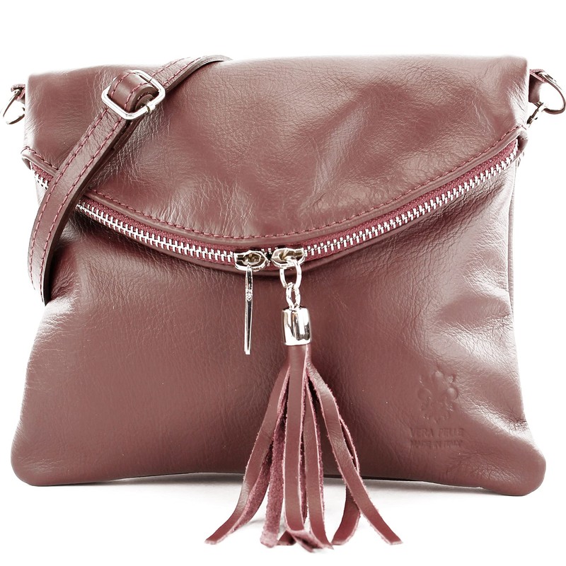 modamoda de T139 Italian Shoulder Bag, Small, Nappa Leather -