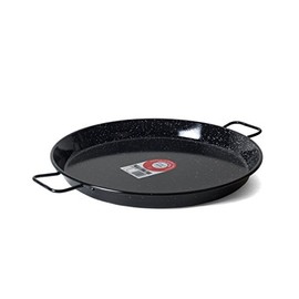 Garcima 16-Inch Enameled Steel Paella Pan, 40cm