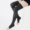 Gunze RIZAP Women's Compression Over Knees, For Sleeping And Refreshing