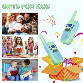 Selieve Walkie Talkies for Kids Rechargeable, Toys for 4-12 Year Old Boys or Girls, Indoor Outdoor 3 KM Range 22 Channels 2 Way Radio Toys, Birthday Gifts for 5-8 Year Old Boys and Girls