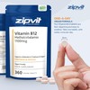 Vitamin B12 Tablets High Strength 1100mcg in Pouch, 360 Vegan