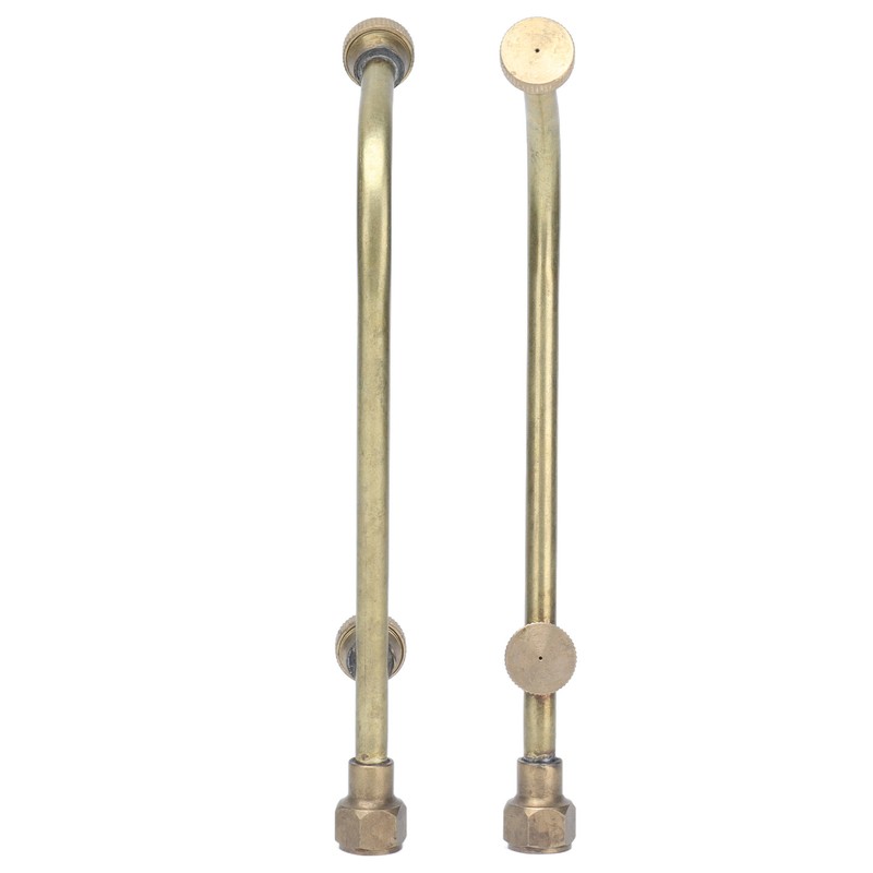 Garden Sprayer Nozzle Double Outlets Brass Agricultural Water Mist Atomizing