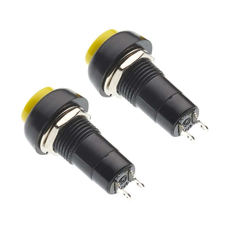 Momentary Push Button Switch 12mm Mini Miniature 125V Volt 3A