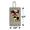 Ah Che Wawa Chihuahua Dog Vintage Retro Luggage Card Suitcase