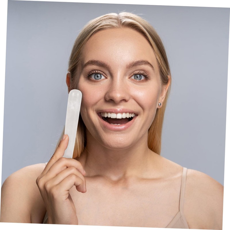 TOVINANNA Facial Roller for Firming Tightening Crystal Stone Face Roller