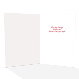 RENXIN-INC Dry Heat Western Snowman Funny Christmas Card - 18 Holiday Cards