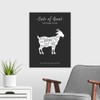 CANVAS ON DEMAND Butchery Goat Wall Decal, Artwork