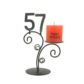 Happy Birthday Candlestick (57th Birthday)
