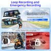 VSYSTO Motorcycle Dash Camera ，150° Wide Angle Motorcycle Front and