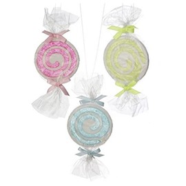 Wrapped Candy Ornament Set of 3