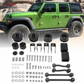 DYSO 2.5" Front &Rear Leveling Lift Kit For Jeep Wrangler JL 2018-2024 Shock Extender
