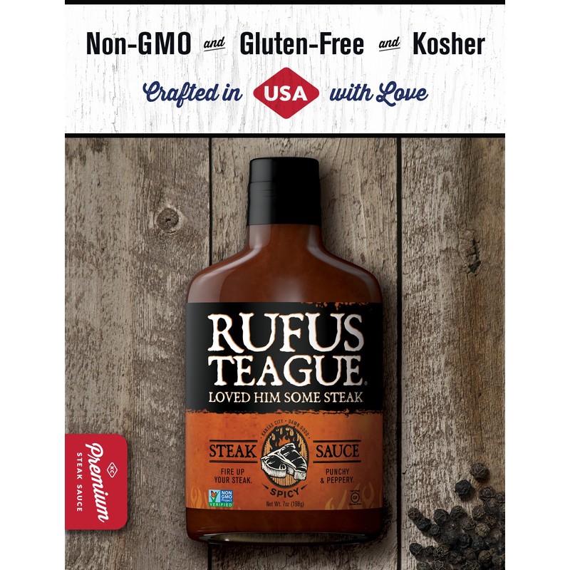 Rufus Teague - Spicy Steak Sauce - Premium Steak Sauce