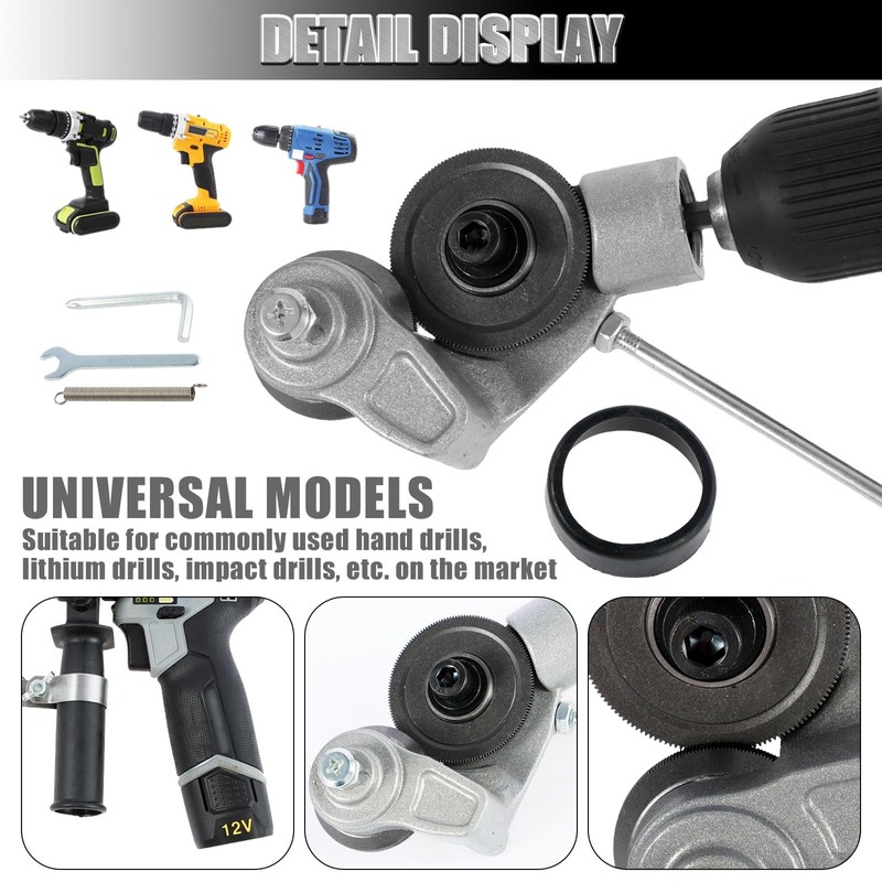 Electric Drill Plate Cutter High Manganese Steel Electric Drill Shears