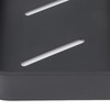 Shower Caddy Wall Mount Shelf with Hooks Space Aluminium Large