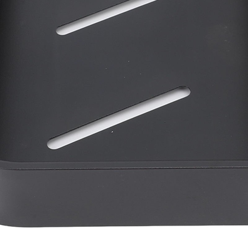 Shower Caddy Wall Mount Shelf with Hooks Space Aluminium Large