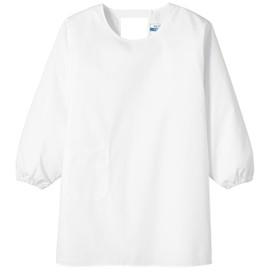 Sakano Fiber SKY13001 School Lunch Clothes, No. 3, White, 65% Polyester, 35% Cotton