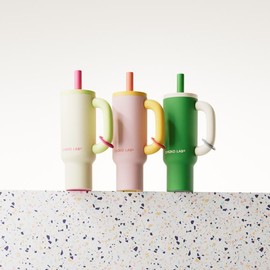 CHaKOLaB BaWang Cup 1050ml Ceramic Inner/Spill-Proof/Long-Lasting Heat Tumbler Mug Insulated Containers:_Oasis