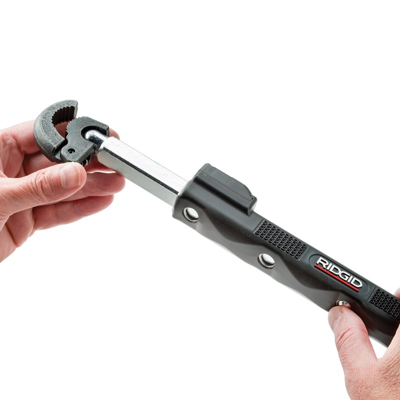RIDGID 46753 Model 2017 Telescoping Basin Wrench with LED Light,