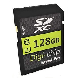 Digi-Chip 128GB SDXC Class 10 Memory Card For Canon EOS 90D, M6 II, 850D, R5, R6, M200, R3, M50 Mark II