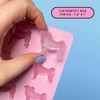 Pug Life Shop Pug Shaped Silicone Ice Cube Molds and