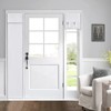 HOMEIDEAS Side Door Window Curtains, Front Door Curtains for Small