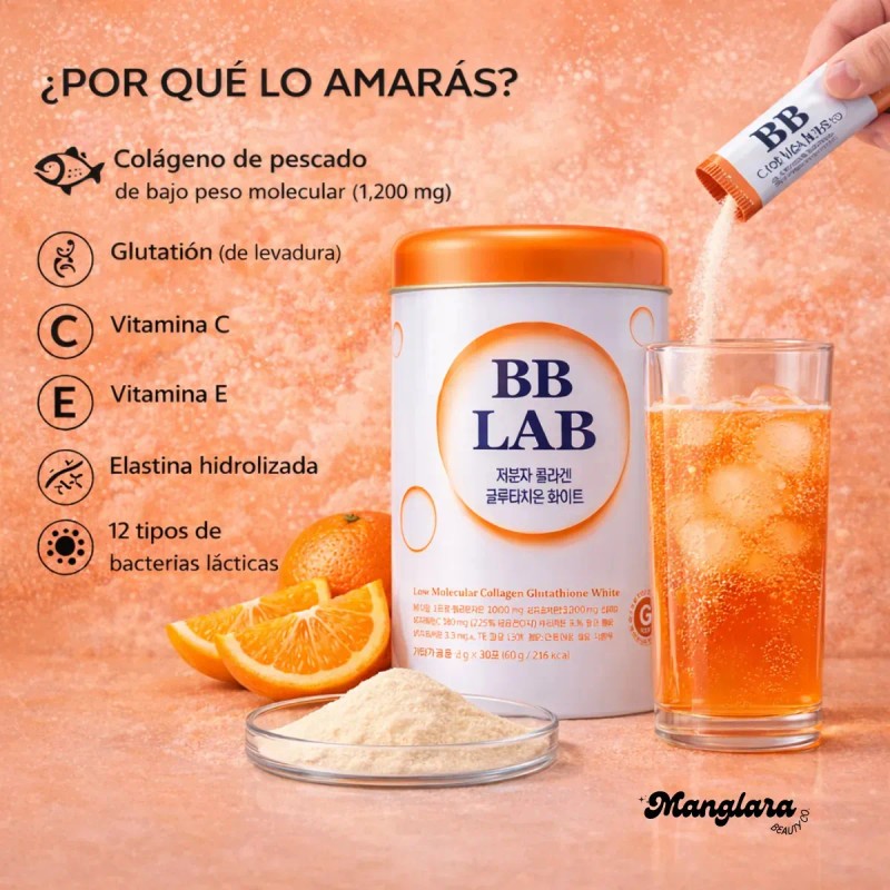 Colágeno de Pescado BB LAB Low Molecular con Probióticos y
