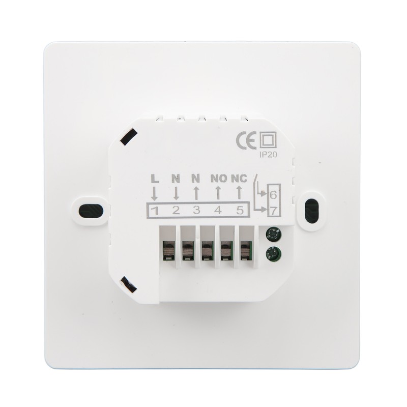 Floor Heating Thermostat LCD Display Touch Control Intelligent Timing Programmable