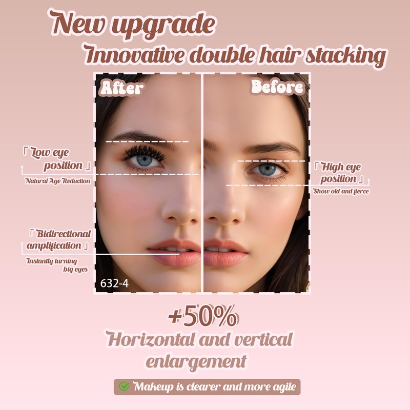 BTLLSSH False Eyelashes 8 Pair Faux Mink - Strip Lash