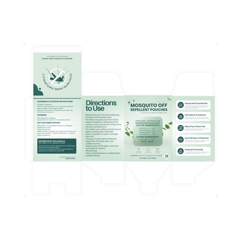 Mosquito Repellent Outdoor Patio Indoor Plant-Based Mosquito Deterrent Pouches 9