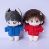 niannyyhouse 15cm stuffed toy clothing Stretch Solid Color Sportswear Hoodie