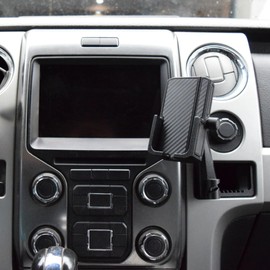 CUSTOMish Phone Holder for Ford F-150 2009-2014, Lincoln Mark LT 2010-1014 - Custom Fit in Dash Pocket Phone Mount