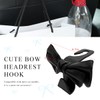 DXNQ 2 PCS Car Seat Headrest Hook, Cute Bow Purse