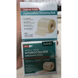 Hydrocolloid Tape Roll - Cut-to-Size, Extra Large Hydrocolloid Patch Bandages with Self-Adhesive, Flexible, Ultra Absorbent & Waterproof (1.97in*11.81ft) (1)